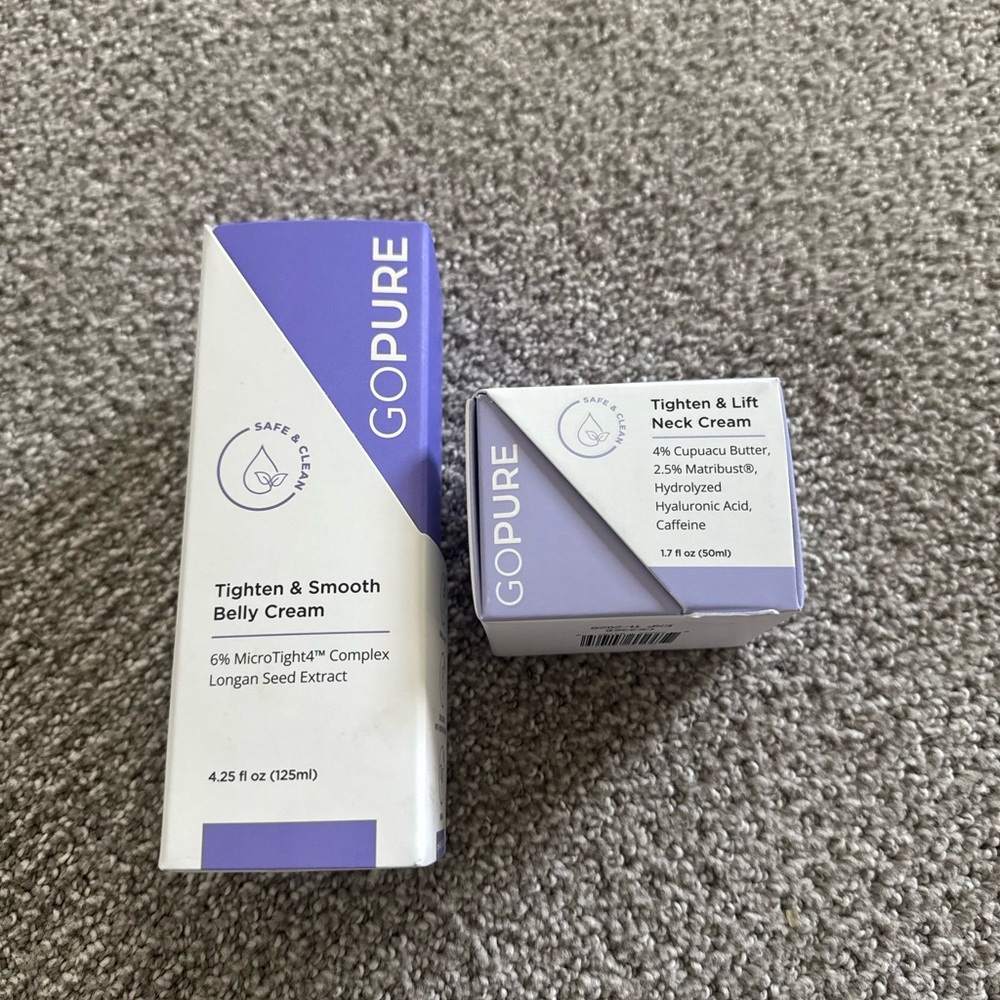 GOPURE Tighten & Smooth Belly Cream + Neck Cream